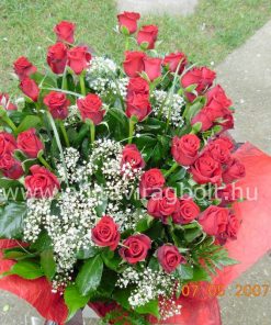 50 szálas vörös rózsa